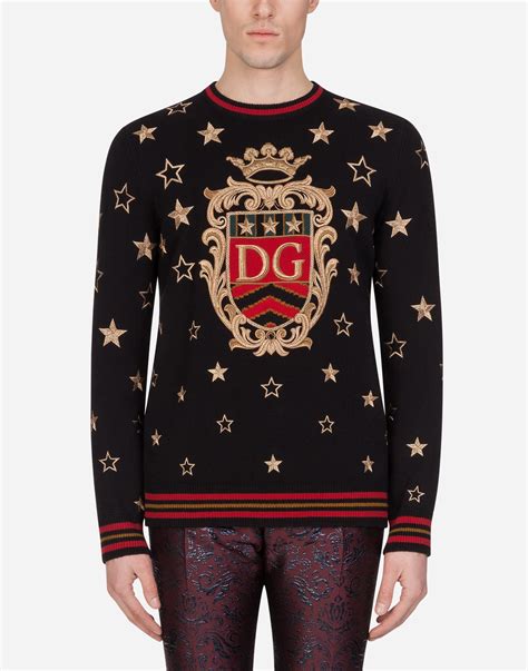 men's dolce gabbana sweater|dolce and gabbana cashmere sweater.